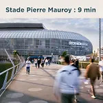 Apartman La Mezzanine - Stade Mauroy, Gare 3 Min *
