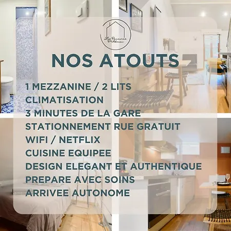 Apartamento La Mezzanine - Stade Mauroy, Gare 3 Min *